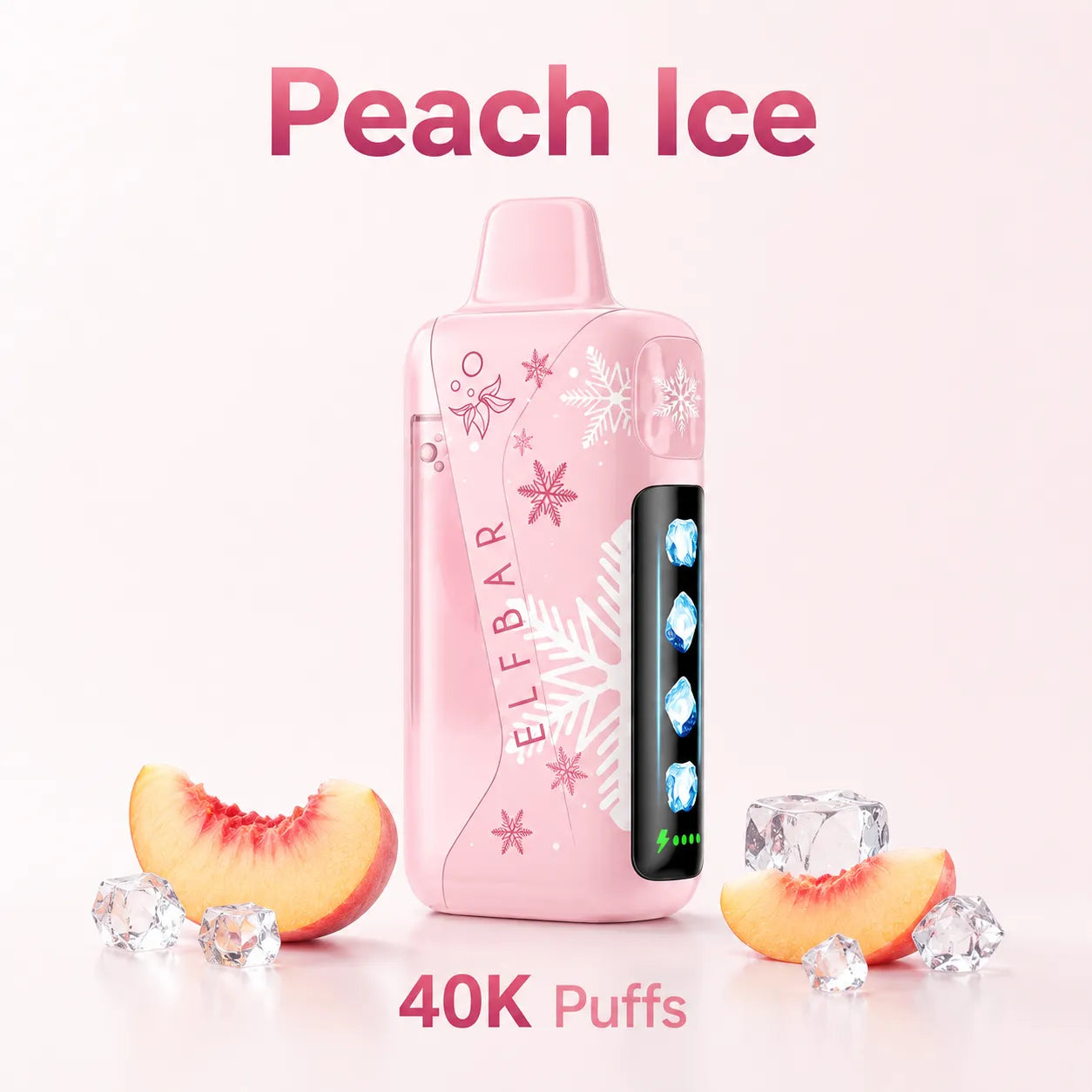 Elf Bar Ice King Pro 40000 Puffs Peach Ice disposable vape device