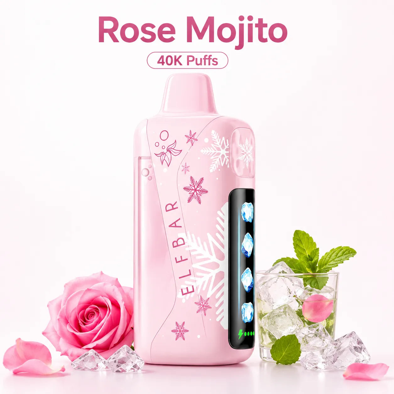 Elf Bar Ice King Pro 40000 Puffs Rose Mojito disposable vape