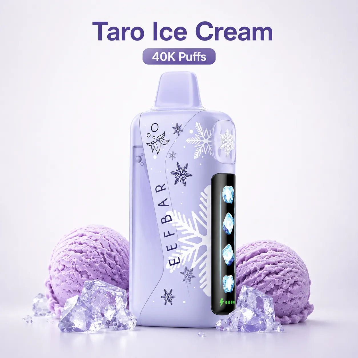Elf Bar Ice King Pro 40000 Puffs Taro Ice Cream disposable vape