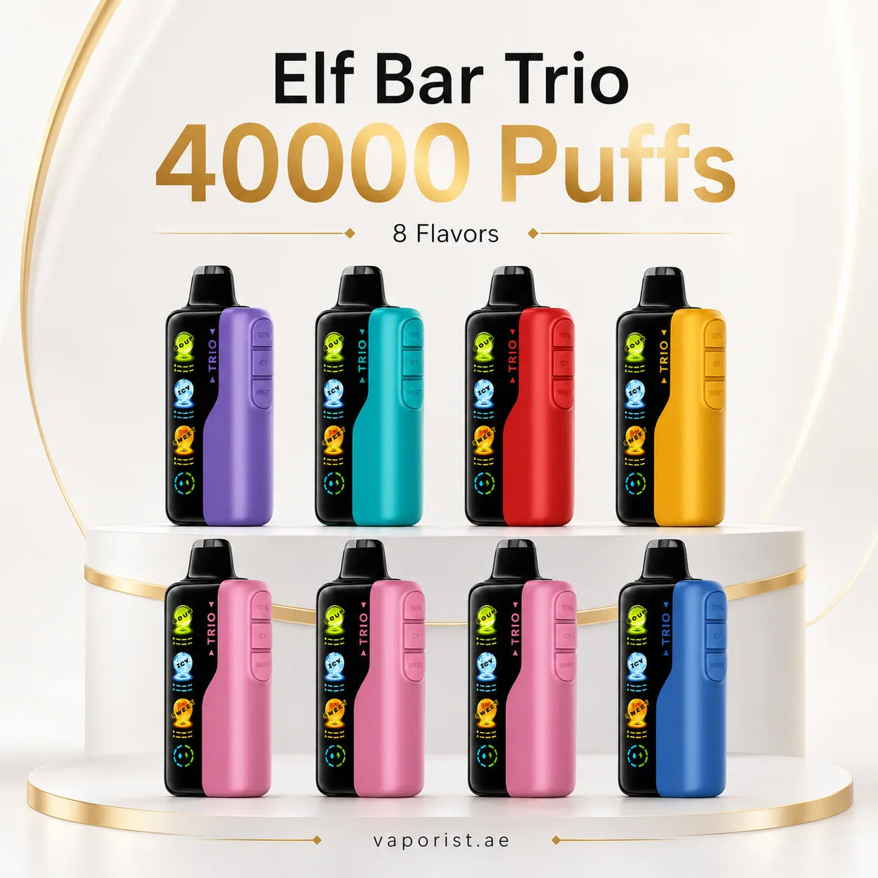 Elf Bar Trio 40000 Puffs Disposable Vape