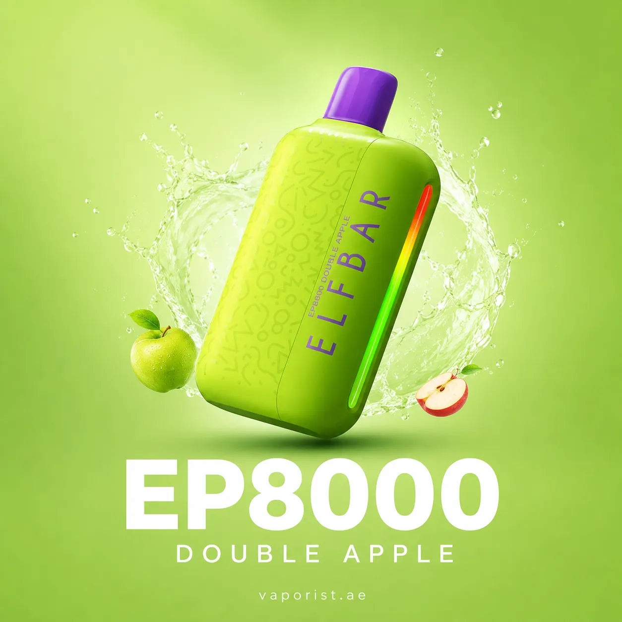ELFBAR EP8000 DOUBLE APPLE  disposable vape  
