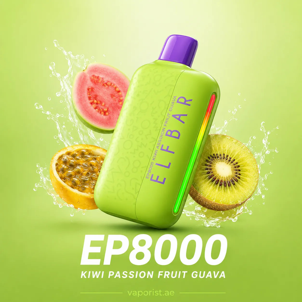 elfbar ep8000 kiwi passion fruit guava disposable vape