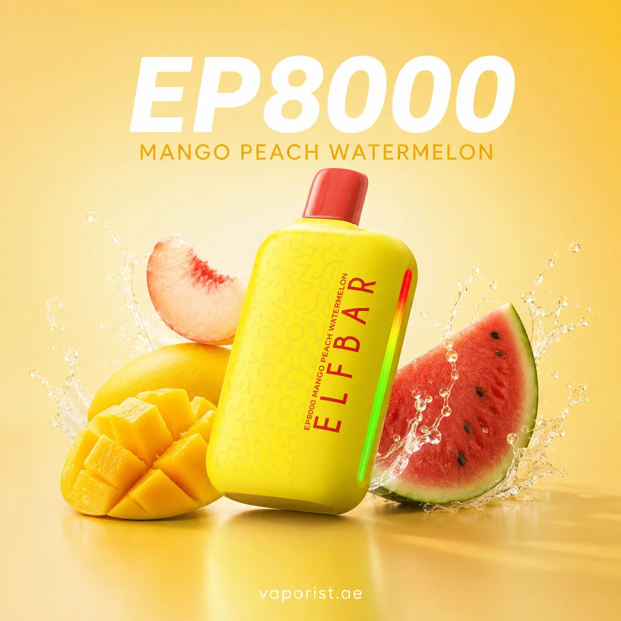 elfbar ep8000 mango peach watermelon disposable vape device