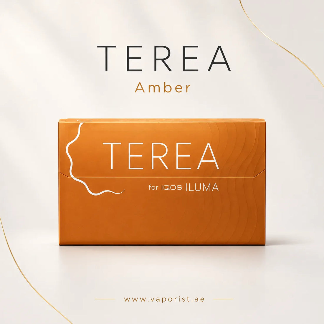IQOS TEREA Uzbekistan Amber tobacco sticks pack for ILUMA devices