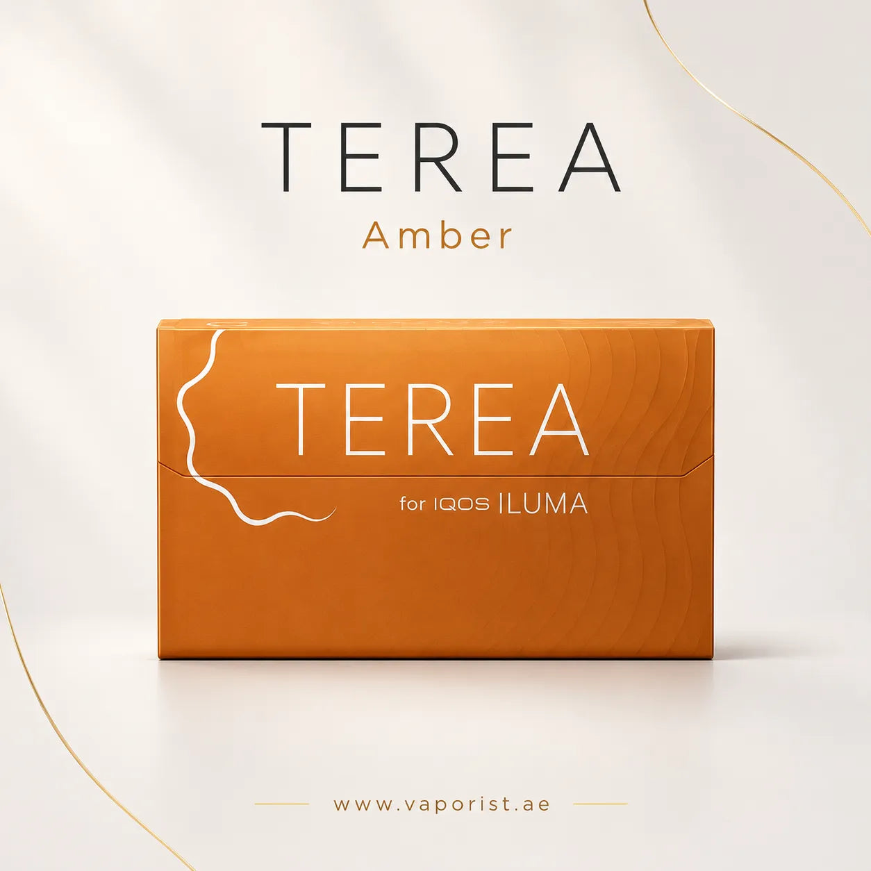 IQOS TEREA Uzbekistan Amber tobacco sticks pack for ILUMA devices