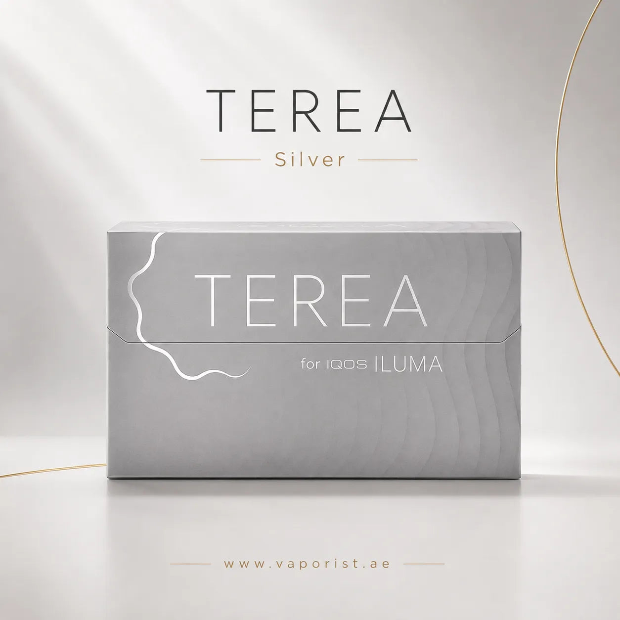 IQOS TEREA Uzbekistan Silver tobacco sticks pack for ILUMA devices