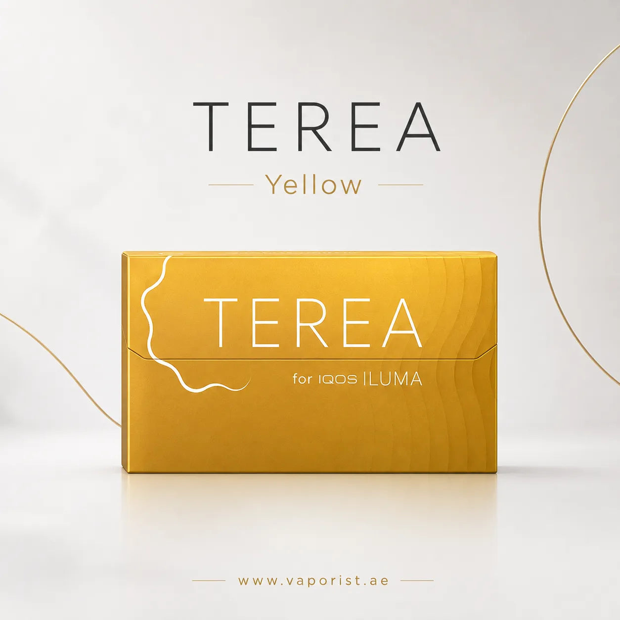 IQOS TEREA Uzbekistan Yellow tobacco sticks pack for ILUMA devices