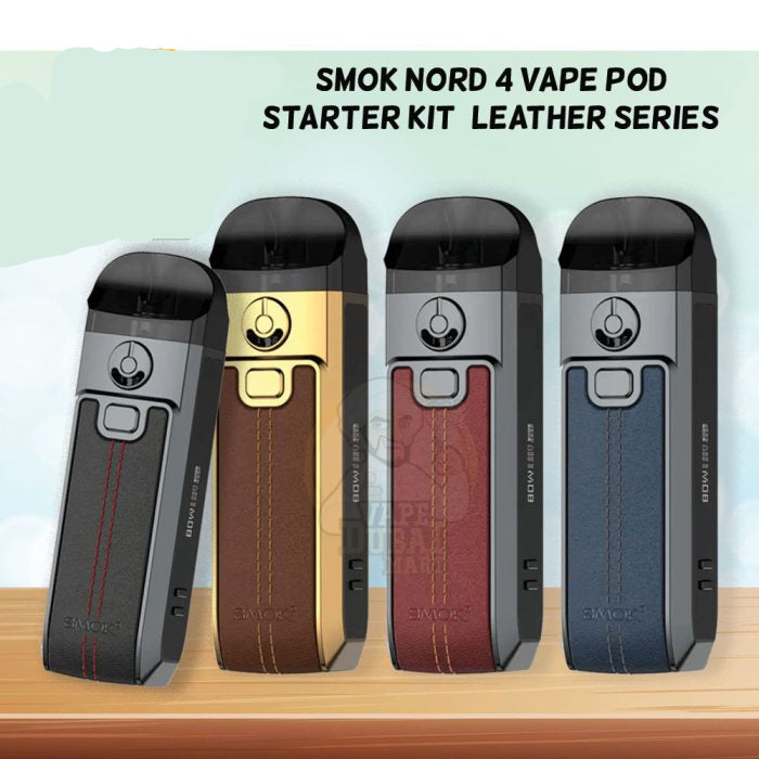 SMOK NORD 4 STARTER KIT VAPE POD (LEATHER SERIES)