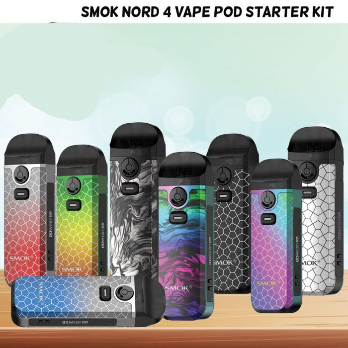 SMOK Nord 4 Starter Kit Vape Pod (Leather Series)