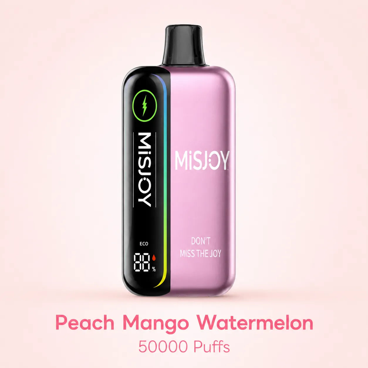 MISJOY Beta 50000 Puffs Peach Mango Watermelon fruit blend disposable vape