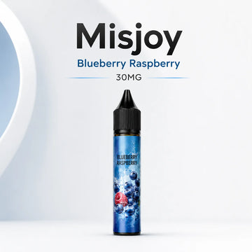 MISJOY Premium Salt Nicotine 30mg Blueberry Raspberry 30ml e-liquid bottle