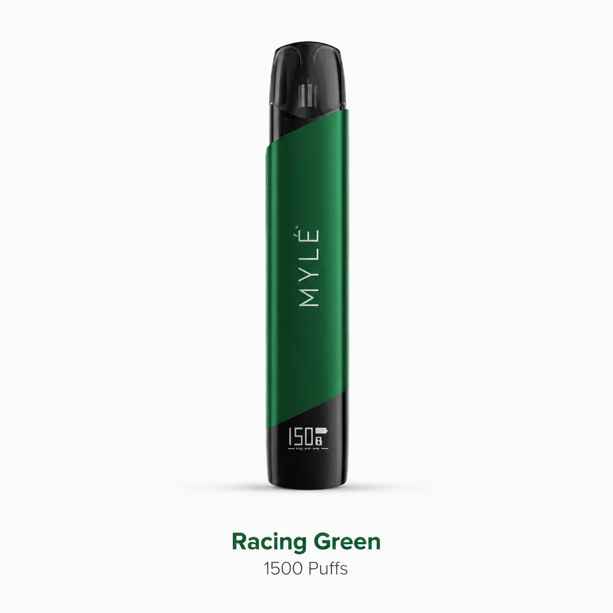 MYLE V5 Meta Pod System Device in Racing Green with rechargeable pod system design