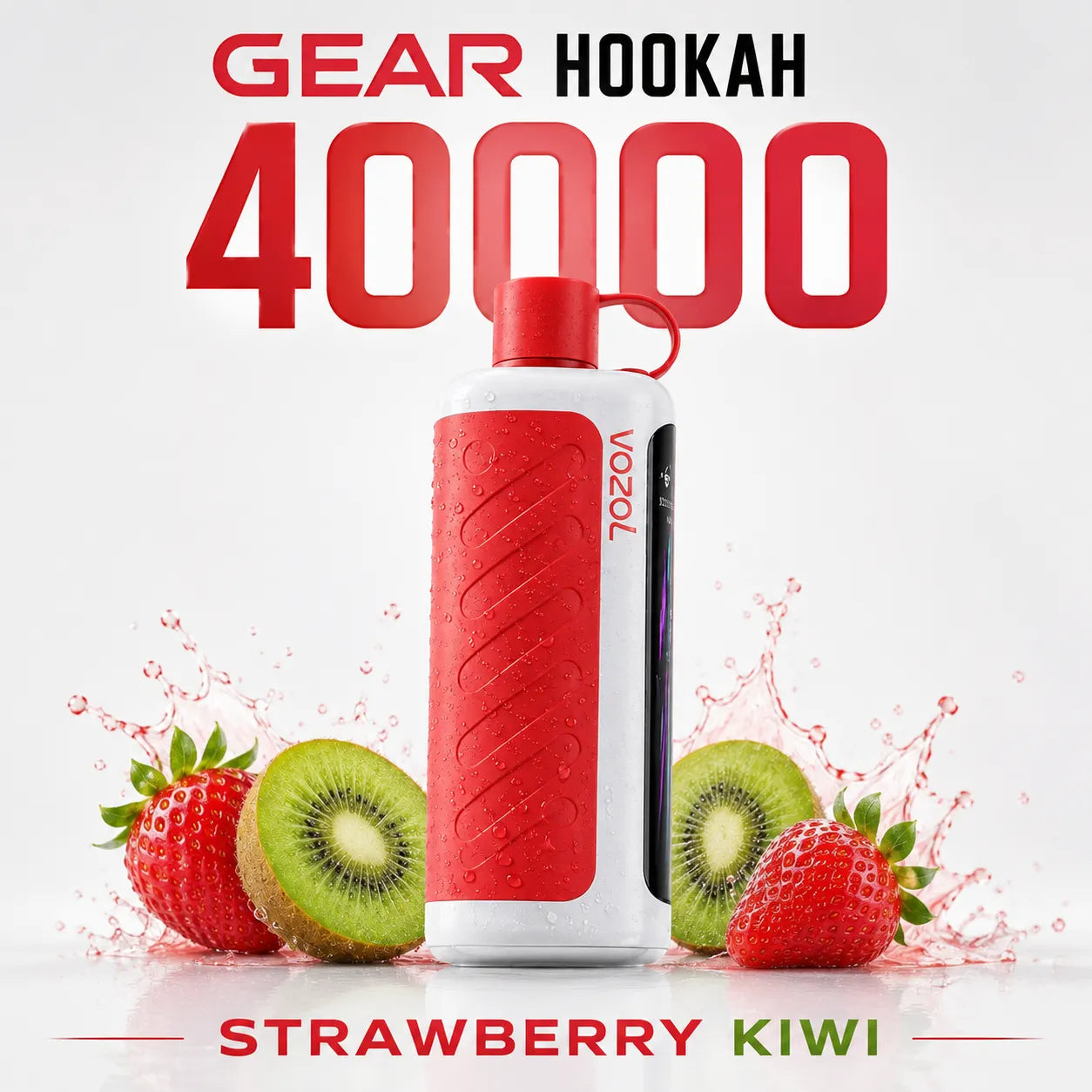 VOZOL Gear Hookah 40000 Puffs Strawberry Kiwi disposable vape